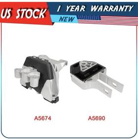 A17838601s Autodayplus 2pcs Engine Motor Mount Compatible With Dart 2013-2016 L4 2.0l For Dodge