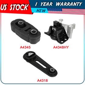 Autodayplus Pr178415 3pcs/set Motor Mount&trans Mount Replacement Fits Nissan Sentra 07-12 L4 2.0l