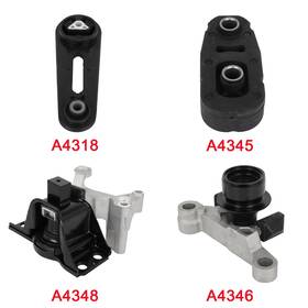 Autodayplus Wd177960 4pcs/motor Mount And Trans Compatible With 07-2012 For Nissan Sentra Auto
