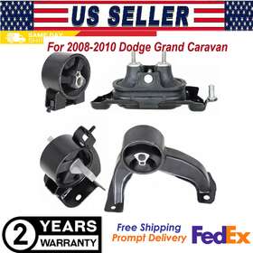 Ber353640 Autopart-shopping-mall Set Of 4 Motor And Trans Mount For 2008/2009/2010 Dodge Grand Caravan 3.3/3.8/4.0l