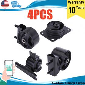 11710-80j00 Autoparts-artist New Engine And Trasmission Mount Set For 2007-09 Suzuki Sx4 2.0l Auto Transmission