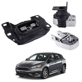 Artist3785268 Autoparts-artist 3pcs Rear And Front Engine Mount Trans Kit For Ford Focus 2.0l