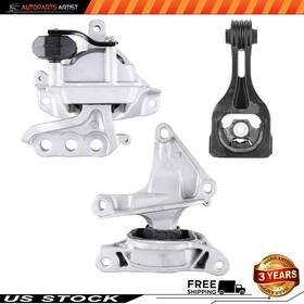 Artist3822525 Autoparts-artist Complete Motor Mount And Auto Trans Set For Honda Civic 1.5l Turbo 2016-2021