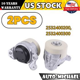 A0335a0071 Autoparts-michael 2pcs Left And Right Engine Motor Mount Fits Mercedes-benz C300 2.0l 2015-2018 Awd