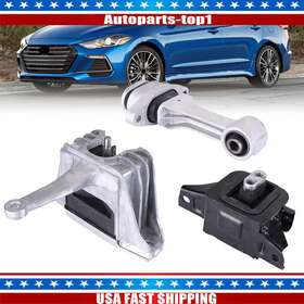 A71210 Autoparts-top1 3pc N482 Fits 2017-2018 Hyundai Elantra 2.0l Auto Motor And Transmission Mount Set