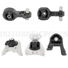 13854351 Basic-autoparts For 2007-2011 Honda Cr-v 2.4l 5 Pcs Engine Motor Mount Kit Set 4wd