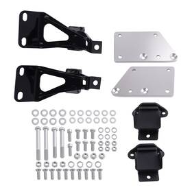 6372mp-sm Bfo Mt3n64 Engine Mount Bracket Set For Chevy C10 1963-72 Ls V8 Installation Kit