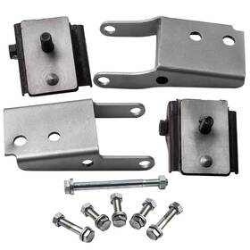 N20h9b Bfo Motor Mounts Grade 8 Bracket Hardware For Dodge 1966 -1972 B Body 1966-72 C-body