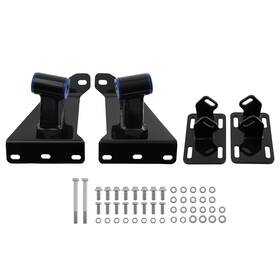 Bfo X1g56l Engine Mounts Kit Black Fit For Chevy C10 2wd Blazer 1963-1972 Steel