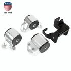 Em1003-db-us Billet 3-boltt Engine Motor Mounts For Civic Ek D15 D16 B16 B18 B20 B D Series