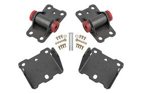 Mm460h Bmr Suspension For Chevy Malibu 78-83 Upper And Lower Motor Mount Kit W Polyurethane Bushings