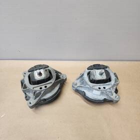 22-11-6-787-651 Bmw 2012-18 228i 320i 328i 428i Rwd Engine Motor Mount Support Bracket Pair Oem