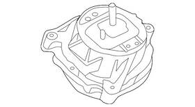 22-11-6-787-658 Bmw Genuine Motor Mount
