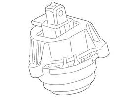 22-11-6-860-499 Bmw Genuine Motor Mount