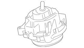 22-11-6-867-441 Bmw Genuine Motor Mount