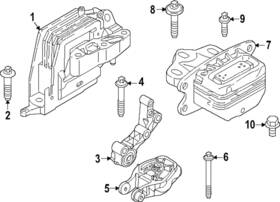 22-11-8-842-580 Bmw Genuine 2023-2024 X1 - Motor Mount