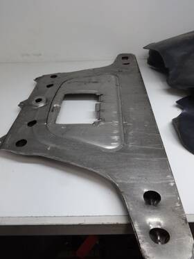 8260810 Bmw E46 Engine Skid Shield Reinforcement Plate Oem 00-06 323 325 328 330