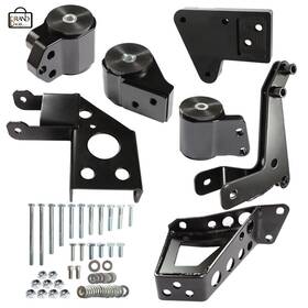 1580964 Brandbager Engine Swap Mounts For 92-95 Honda Civic Eg 94-01 Acura Integra Dc2 K20 K24 62a