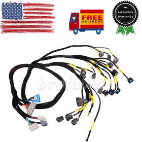Cnch-obd2-1 Brolawn Tucked Engine Wiring Harness Replacement For Honda Civic Integra B16 B18 D16