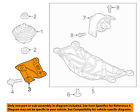 C2d19068 Jaguar Oem Xj Engine Motor Bracket Right