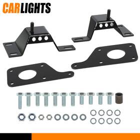 C-02ema1253abk Carlights Adapter Plates With 4.6l Solid Mounts Fit For 79-04 Mustang Ls1 5.3l Engine Swap