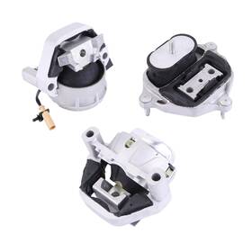 Em7340 Carxpoty 10046 Engine Motor Mount Front Left Right Rear 3pcs For 2012-2018 Audi A6