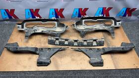 342.gm1w14 Chevrolet 2014-15 Camaro Rear Bumper Brake Tail Light Guides Brackets Set Buckets Plastics