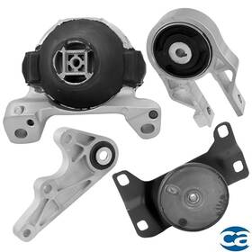 10147 Choice Automotive 10048in Engine Mounts Mount Insert And Trans 4pcs Set For Volvo C30 13-07