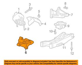 4726017ab Chrysler Oem Engine Motor And Transmission-mounting Bracket Left