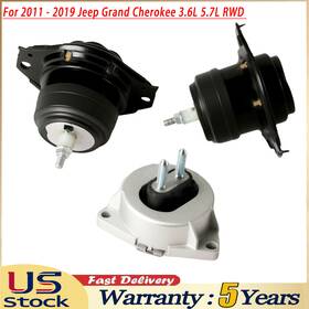 Bw549780th Cotit Parts 3pc Engine Motor And Trans Mount Kit For 2011-2019 Jeep Grand Cherokee 3.6l 5.7l