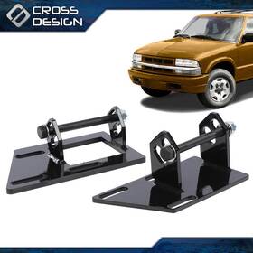 Ht-02ema4503abk Crossdesign Engine Swap Mounts Bracket Fit For 1983-2005 S10 S15 Blazer Jimmy Sonoma Bravada