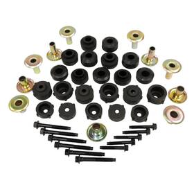 Mlx-cas55176180mk-cl360a50 Crown Automotive For Jeep Wrangler 97-06 Body Mount Master Kit Driver And Passenger Side Front&rear