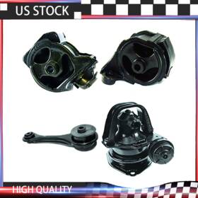 Carpshop20230111op3181 Dea Engine And Trans Mount Set Of 4 For 90-93 Accord 2.2l Solenoidvalve 4spd