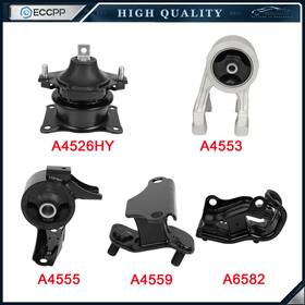 Ecc178452pp Eccpp-autoparts 5x Engine Front Rear Motor Trans Mount Repalacement For Honda Odyssey 3.5l 05 06