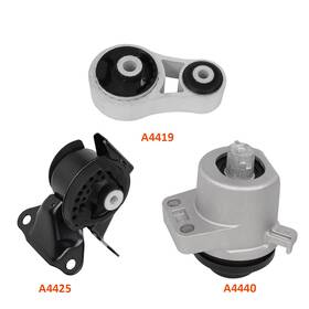 160423fw Emtmoun Motor Engine And Auto Trans Mount Set 3pcs For Mazda Cx-7 2.3l 2.5l 2007-2011 2012