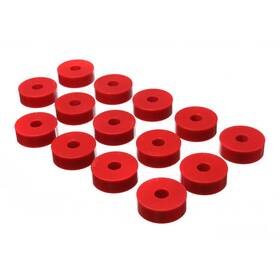 Tlx-eng2.4101r-cl360a70 Energy Suspension For Jeep Cj5 1959-1973 Body Mount Set Red