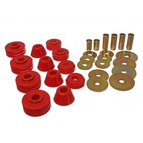 Tlx-eng3.4109r-cl360a71 Energy Suspension For Gmc C1500 2wd 1979 1980 Body Mount Set Red