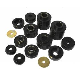 Tlx-eng4.4107g-cl360a71 Energy Suspension For Ford F-250 Hd 1997 Body Mount Set - Black