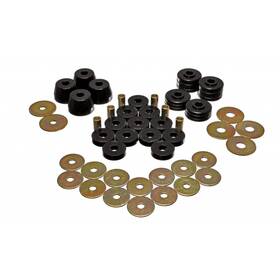 Tlx-eng5.4102g-cl360a70 Energy Suspension For Dodge Ramcharger 1974-1993 Body Mount Bushing Set Black