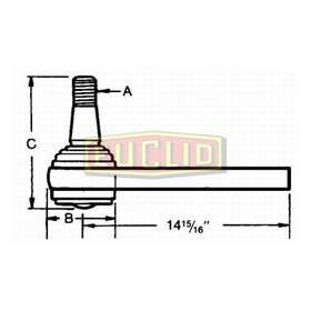 E-3167 Euclid Uni Rod End
