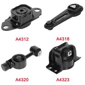 13378770 Everpartstorecs 4pcs Engine Mount Motor For Nissan Versa 1.8l 2007-12 Cube 2009-14