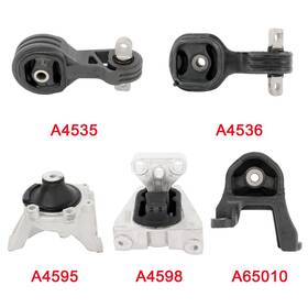13378778 Everpartstorecs 5pcs Engine Motor Mount Kit Set For Honda Crv 2.4l 4wd 2007-2011 Auto Trans