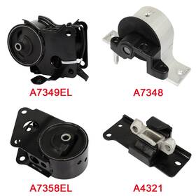 13378839 Everpartstorecs 4pc Set Engine Motor Mount For Nissan Murano 3.5l 2wd 2003-2007 A7349 A7348