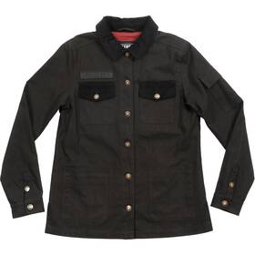 3074-0003-cl77 Fasthouse Womens Grafter Chore Coat - Black Large