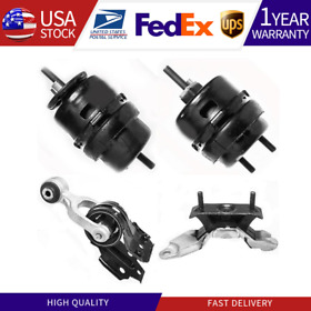 Susp20211111a0136 For 2012-2017 Chevrolet Impala V6 3.6l 4pcs Auto Trans Mount Kit Anchor-engine