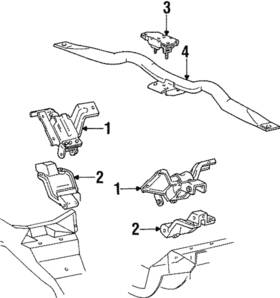 1w7z-6038-ba Ford Genuine Front Mount