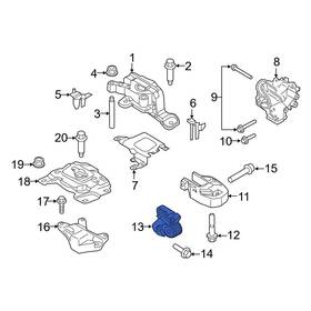 Dv6z6e042a Ford Oe For Transit Connect 2014-2022 Right Engine Mount Bracket