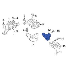 Kv6z6e042c Ford Oe For Transit Connect 2019-2023 Engine Mount Bracket