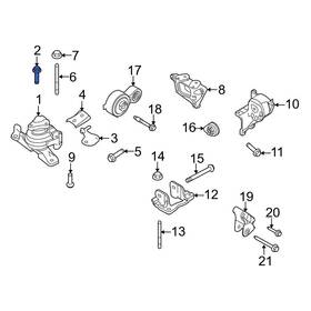 W712692s437 Ford Oe For Edge 2011-2014 Engine Mount Bolt