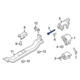 W712861s439 Ford Oe For F-350 Super Duty 2011-2024 Right Engine Mount Bolt
